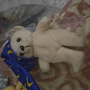 Snuggle Teeny Bean Bear 5" With Tag 2001 Born Oct 12 By Lever Brothers Co.